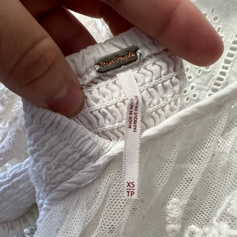 Free People Aurelia Eyelet Top - Picture 5 of 10